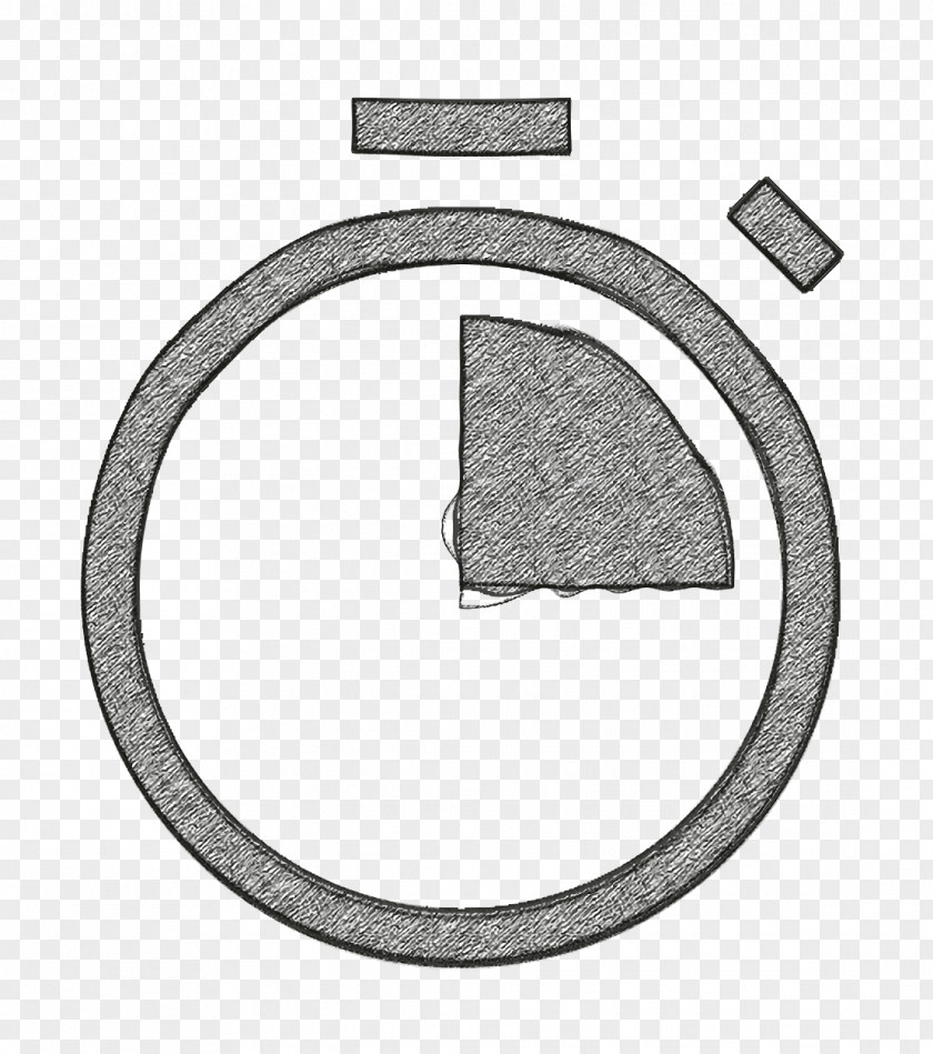 Metal Oval Count Icon Stop Time PNG