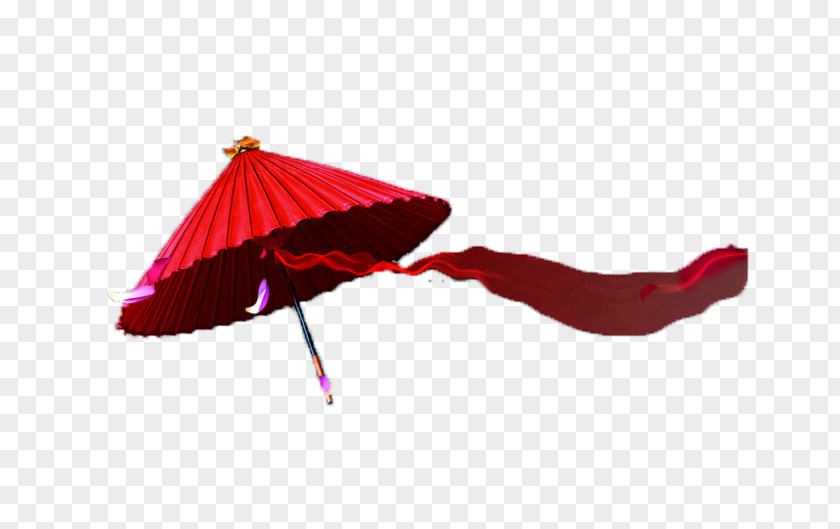 Red Paper Umbrella China Oil-paper PNG