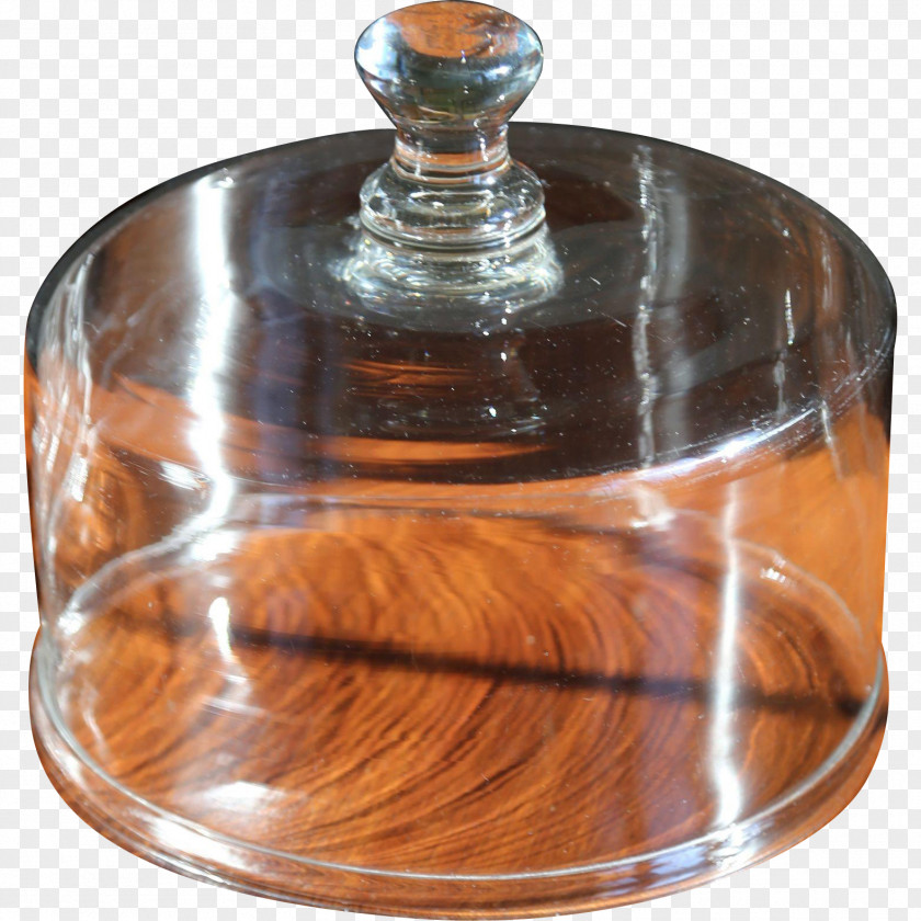 Cake Stand Glass Bottle Tableware Caramel Color Lid PNG