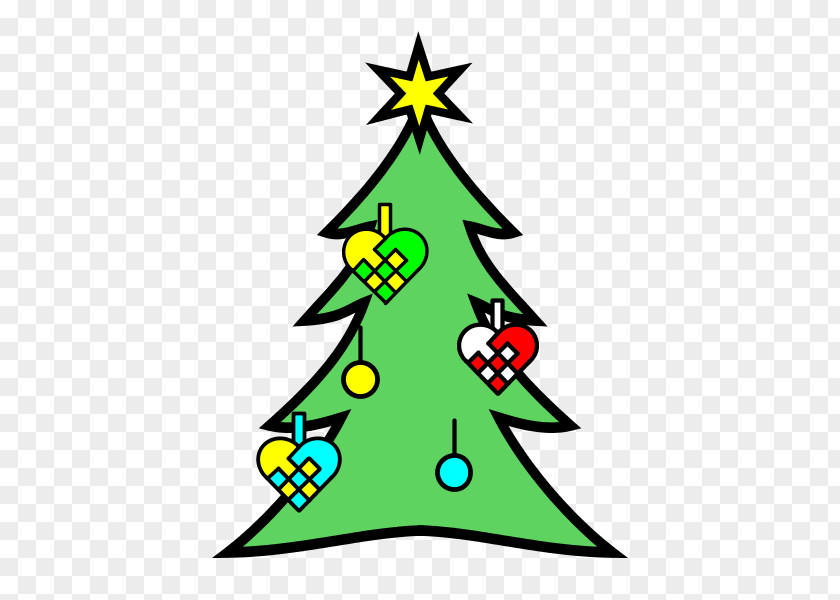 Christmas Tree Santa Claus Ornament PNG