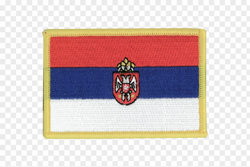 Flag Of Serbia Fahne Embroidered Patch PNG
