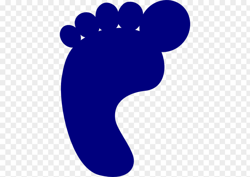 Footprints Vector Clip Art Image Footprint Blue PNG