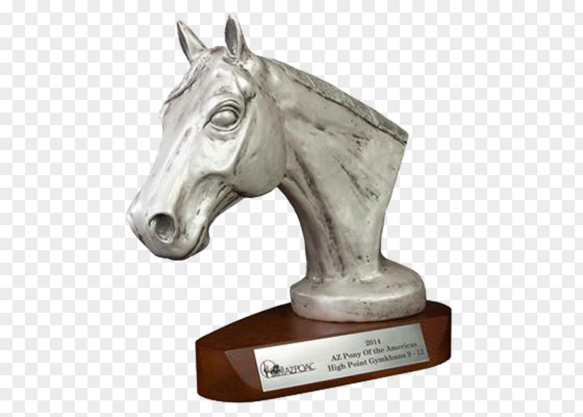 Horse Head Statue Award Trophy Sculpture Figurine PNG