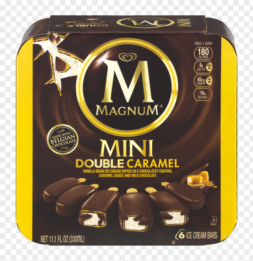Ice Cream Chocolate Magnum Caramel PNG
