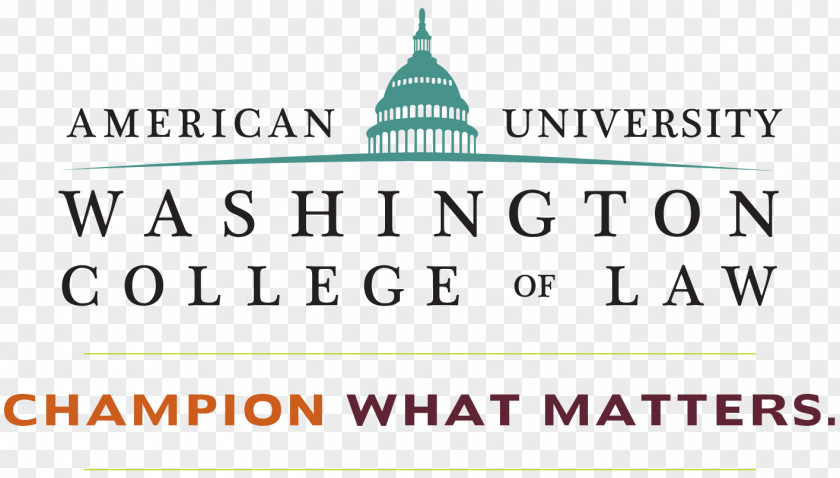School American University Washington College Of Law Brand Logo PNG