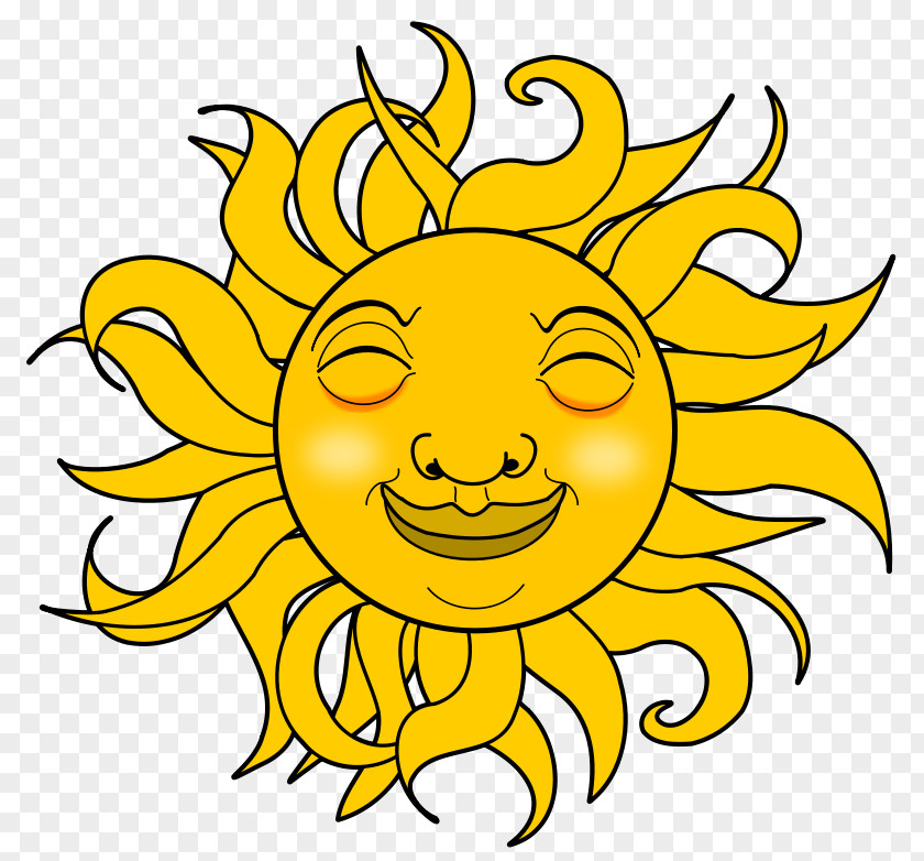 Smiling Sunshine Clipart Smile Animation Cartoon Clip Art PNG