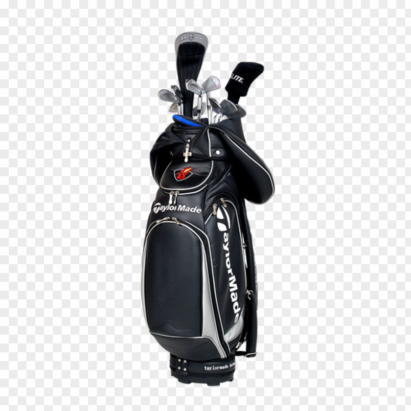 Black Business Backpack Golf Club Putter Skirt Equipment PNG