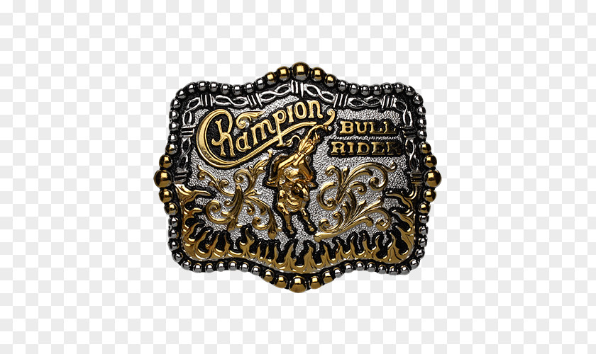 Bull Riding Rodeo Belt Buckle Buckles Metal Silver PNG