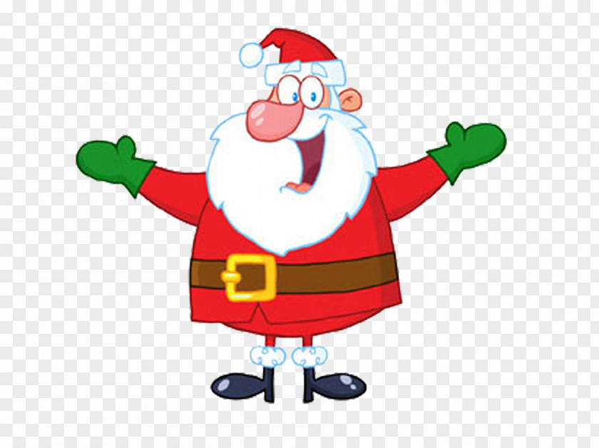 Cheerful Santa Claus Royalty-free Clip Art PNG