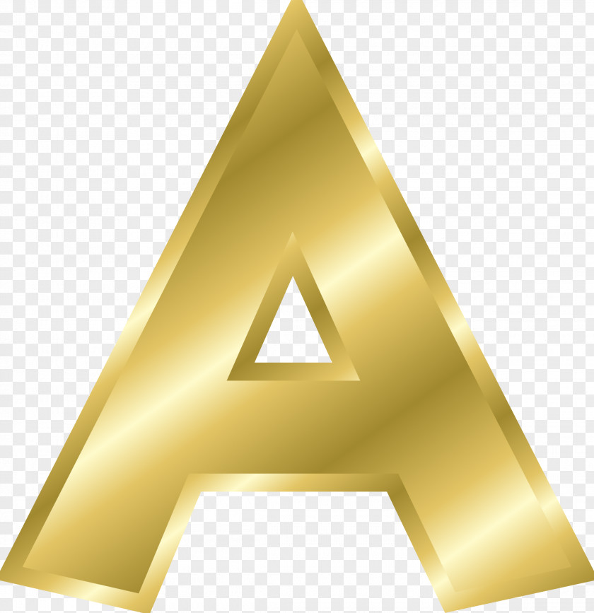 Gold Image Letter Case Alphabet Clip Art PNG