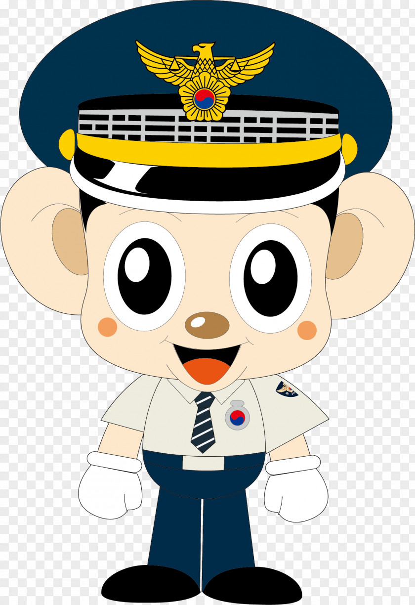 Police Officer Element Cartoon Internet PNG