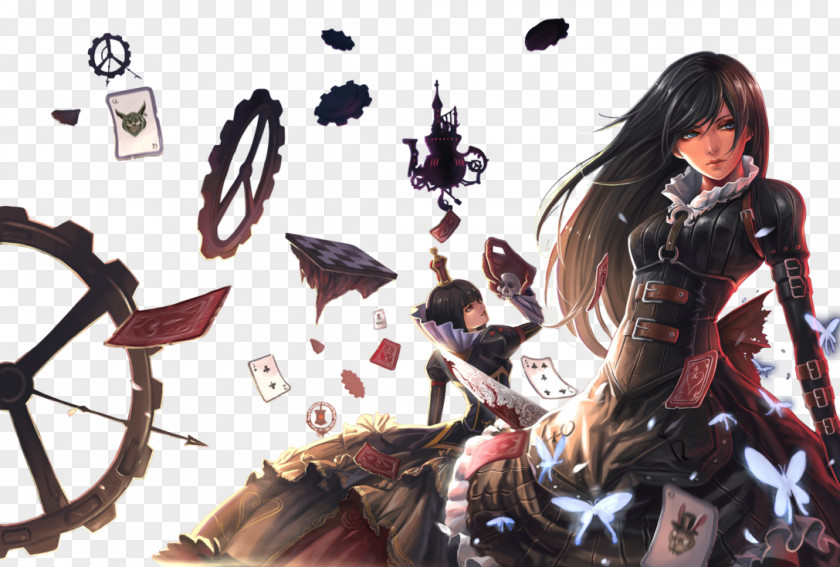 Alice: Madness Returns Alice's Adventures In Wonderland Fiction Fantasy Cartoon PNG