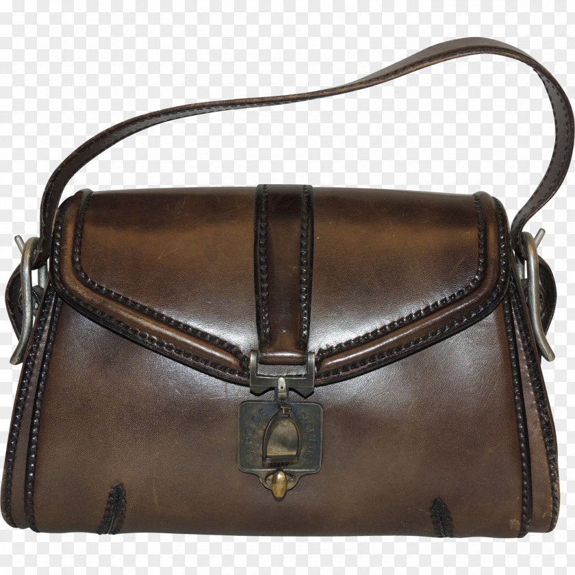 Bag Saddlebag Leather Handbag Antique PNG