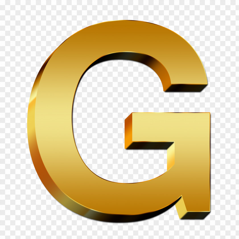 Gold Letter Clip Art Writing System PNG