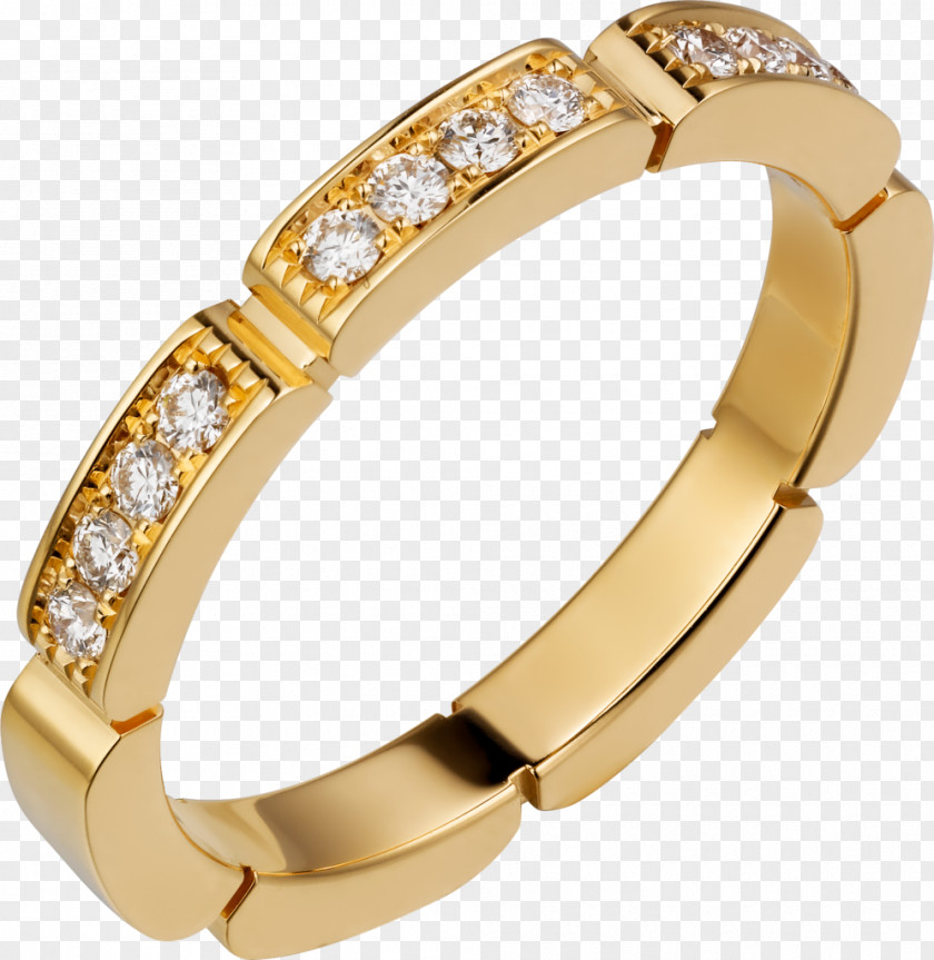 Gold Ring 14 Diamond Wedding Brilliant Carat PNG