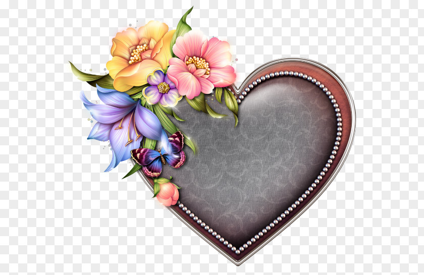 Jubilation Flower Bouquet Heart Clip Art PNG