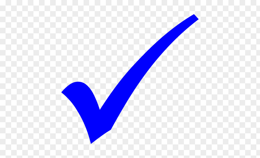 Blue Checkmark Check Mark Clip Art PNG