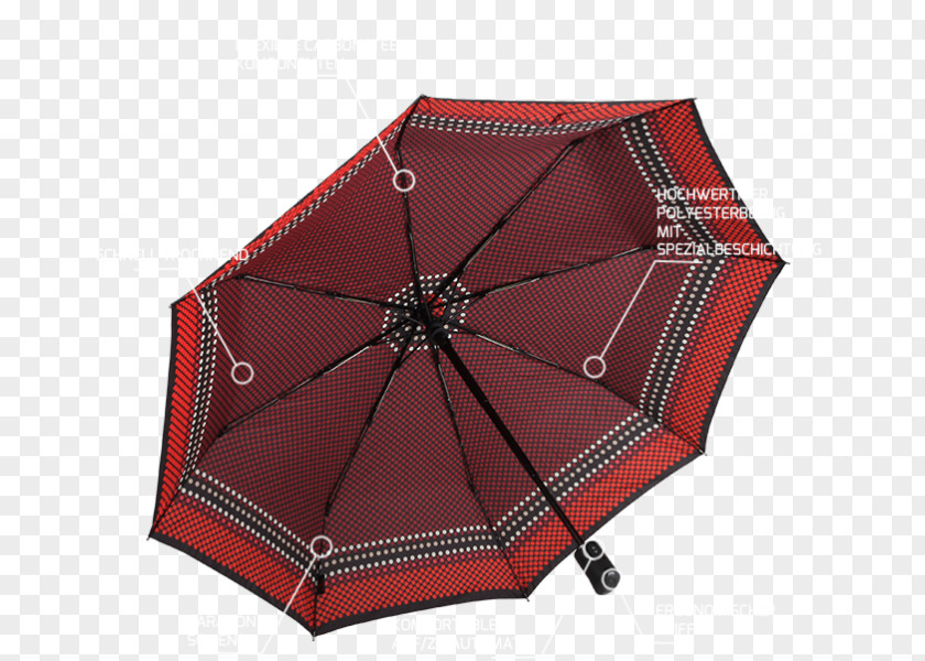 Carbon Steel Umbrella Maroon PNG