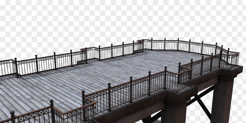 Fence Handrail Composite Material Roof PNG