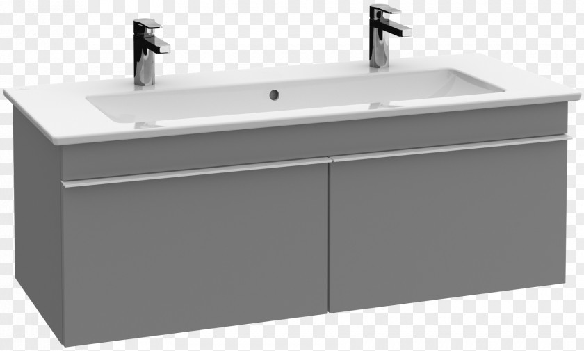 Interesting Model Sink Villeroy & Boch Bathroom Drawer Cabinetry PNG