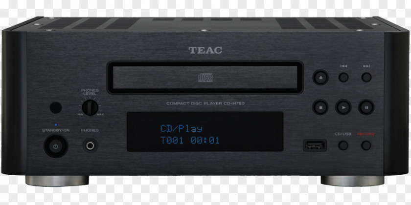 Teac Cd Recorder Player TEAC Corporation CD-H750 High Fidelity Lecteur De CD NP-H750 PNG