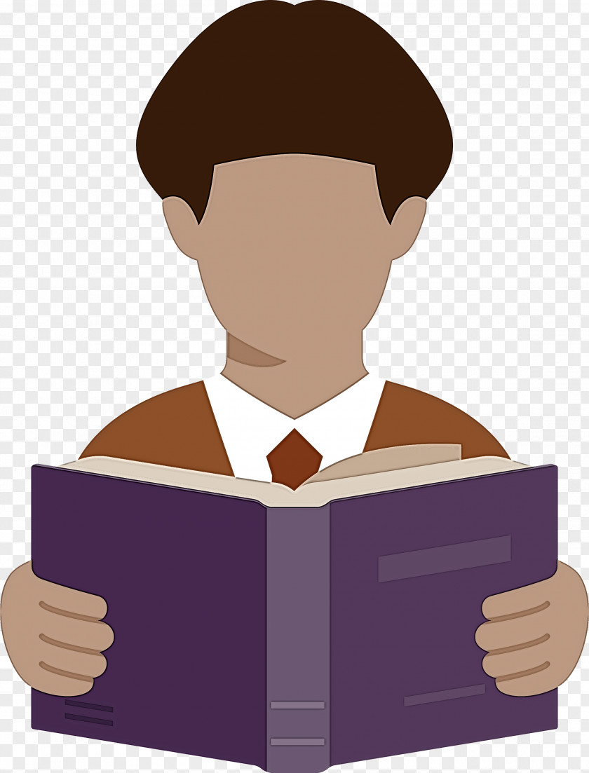 Teacher Reading Book PNG