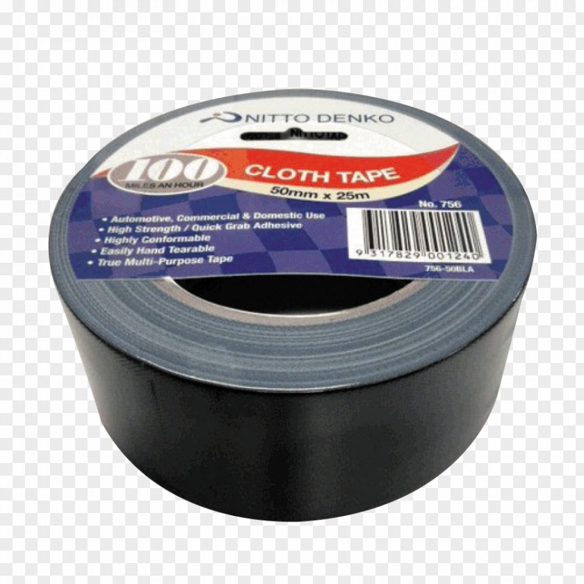 Black Tape Adhesive Gaffer PNG