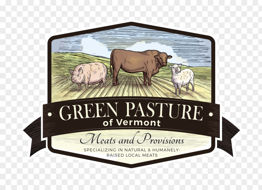 Green Pasture Meats Cattle Brand Butcher PNG