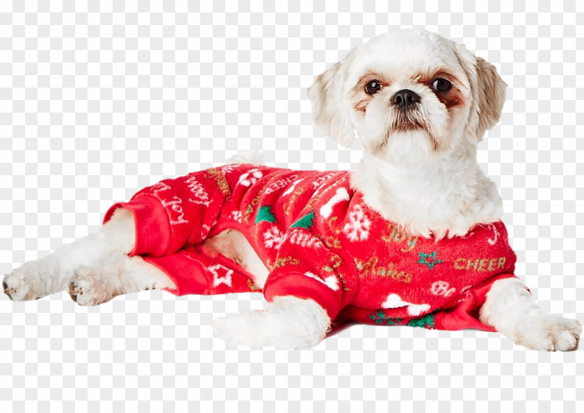 Puppy Dog Breed Shih Tzu Companion Christmas Ornament PNG