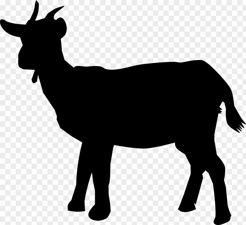 Silhouette Boer Goat Black Bengal Clip Art PNG