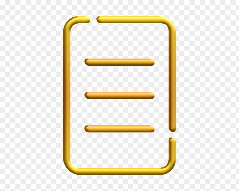 Yellow Order Icon Book Ecommerce List PNG