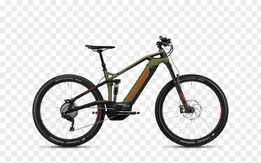 Bicycle Electric Haibike XDURO AllMtn 8.0 Mountain Bike PNG