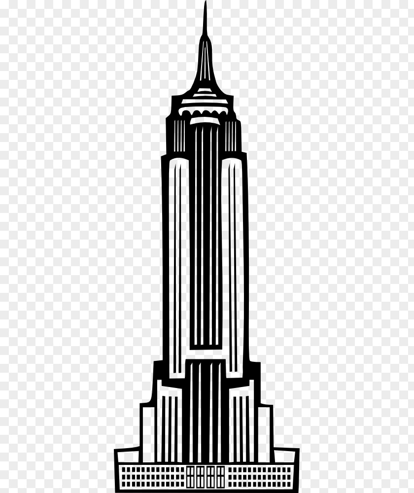 Building Empire State Rockefeller Center Clip Art PNG