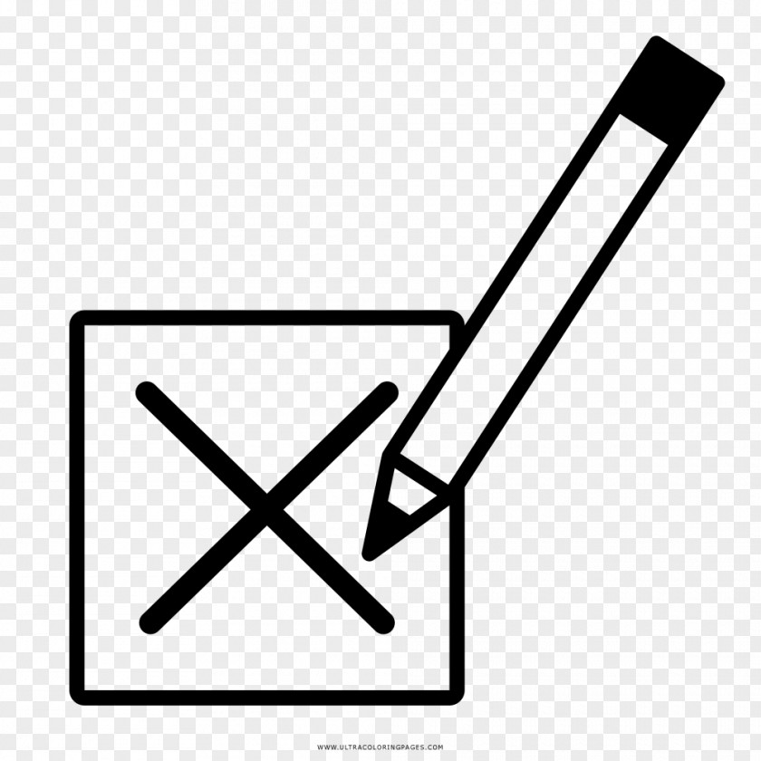 Emoji Para Colorear Voting Drawing Ballot Box Election Suffrage PNG