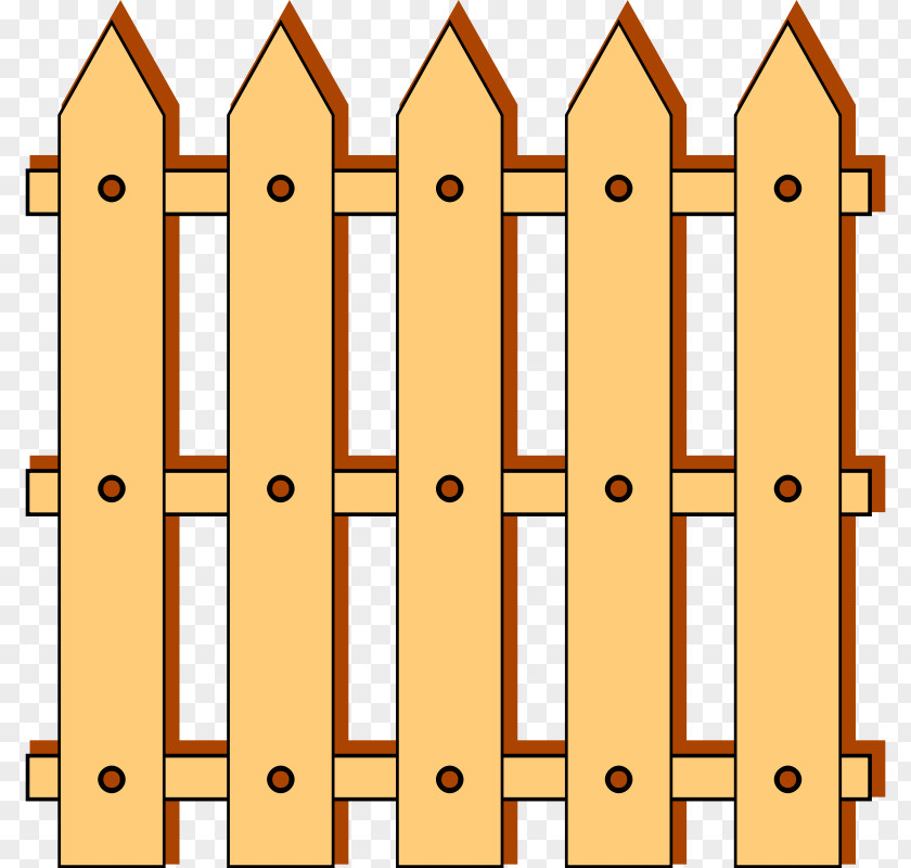 Fence Picket Gate Clip Art PNG