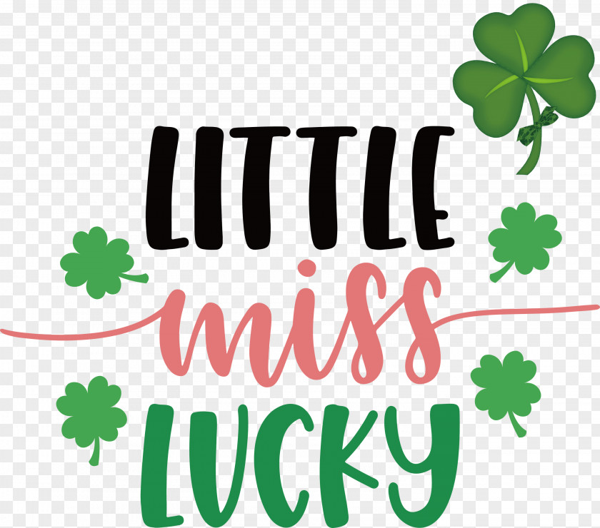 Little Miss Lucky Patricks Day PNG