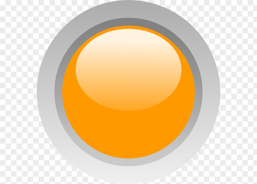 Oval Amber Orange PNG