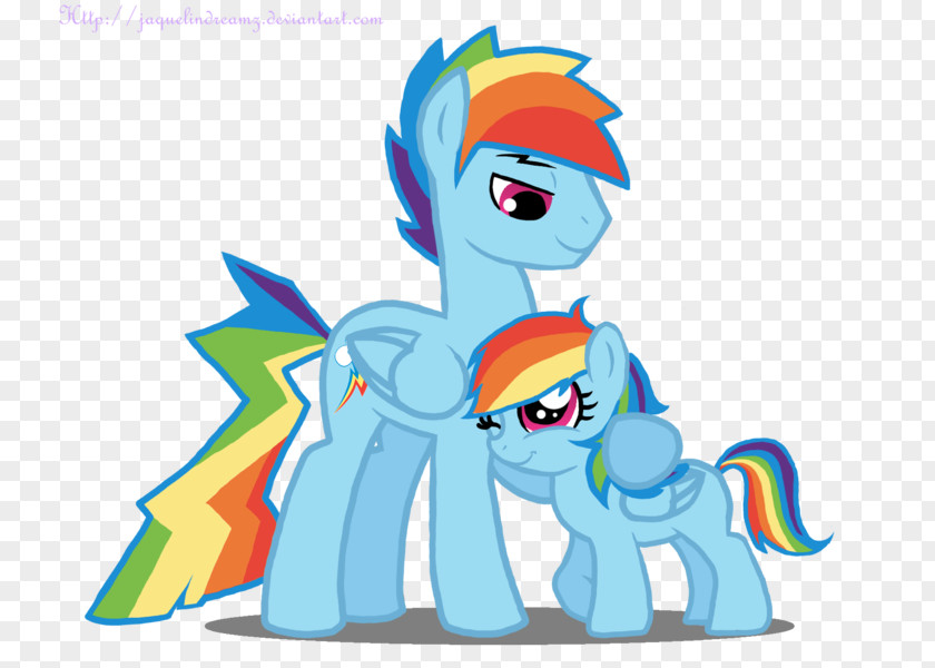 Rainbow Dash Daughter Pony Horse Parent Offspring PNG