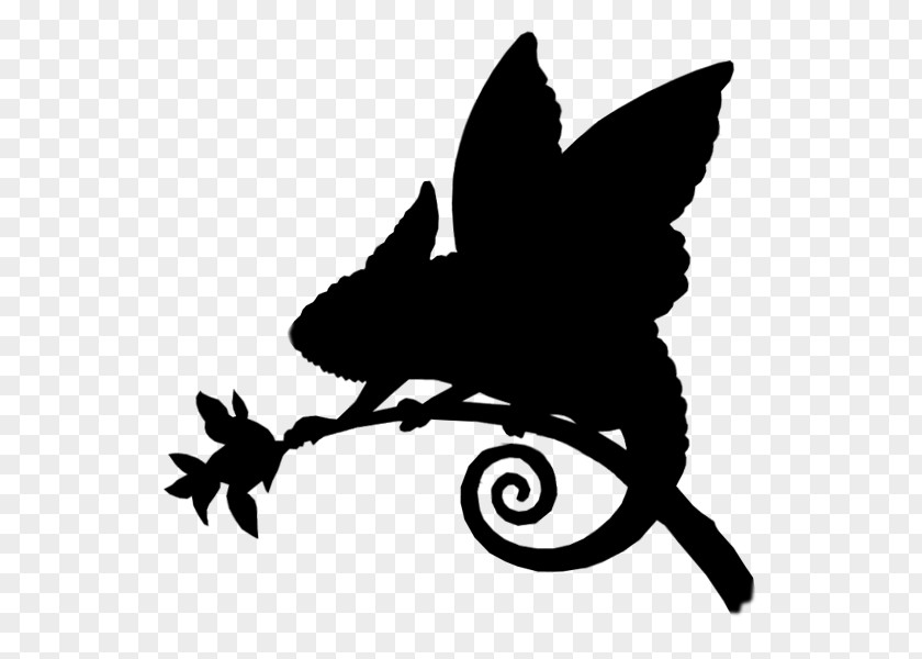 Wing Tail Butterfly Stencil PNG