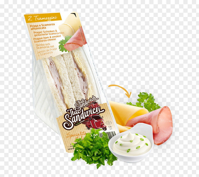 Ham Tramezzino Sandwich Flavor Fast Food PNG