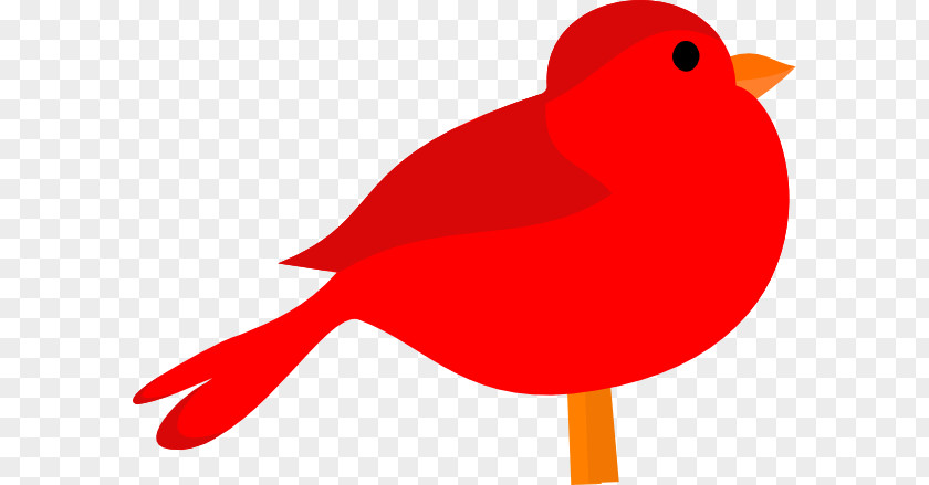 Red Cliparts Bird Clip Art PNG
