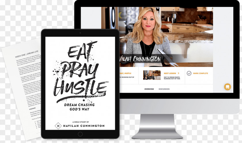 Chasing People Eat. Pray. Hustle: Dream God's Way Logo Brand Display Advertising PNG