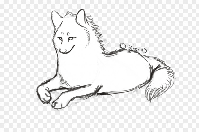 Dog Canidae Line Art Paw Sketch PNG