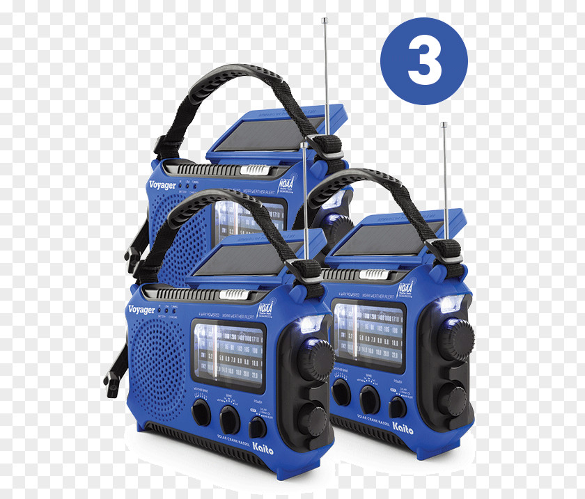 Emergency Radio Electronics Electric Blue PNG
