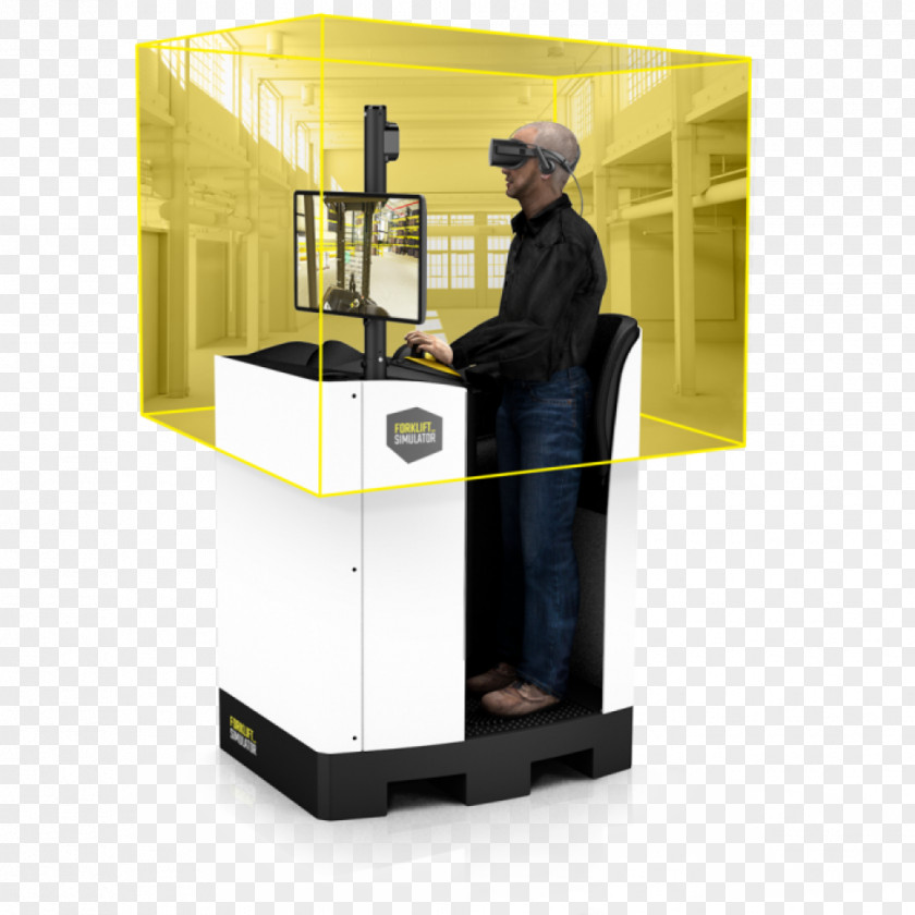 Forklift Operator Machine Simulation Logistics PNG