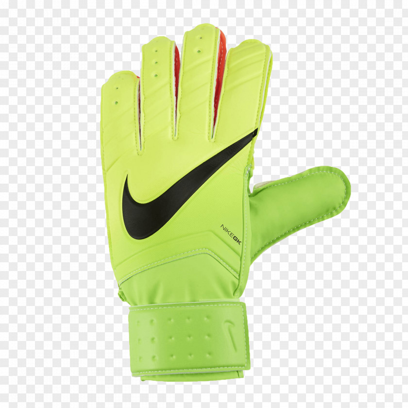 Glove Goalkeeper Nike Mercurial Vapor Electric Green PNG