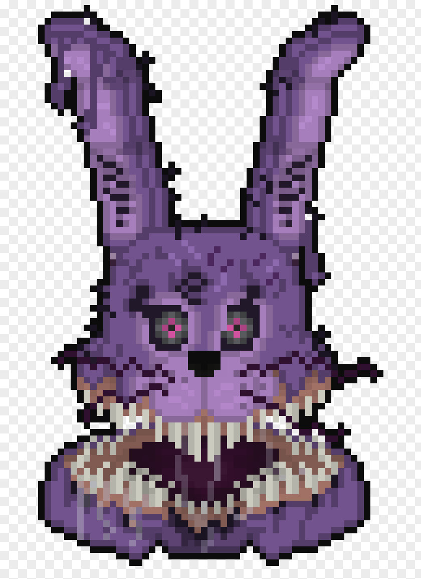 Minecraft Five Nights At Freddy's: The Twisted Ones Pixel Art Freddy's 2 PNG