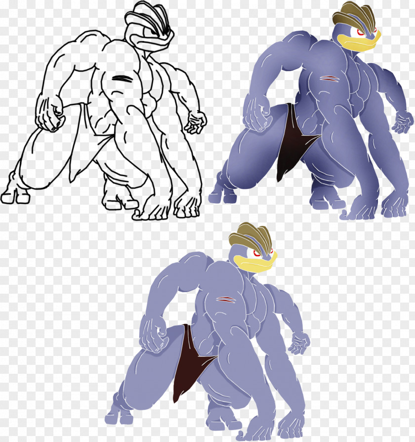 Pokemon Pokémon Red And Blue Machamp Video Game PNG