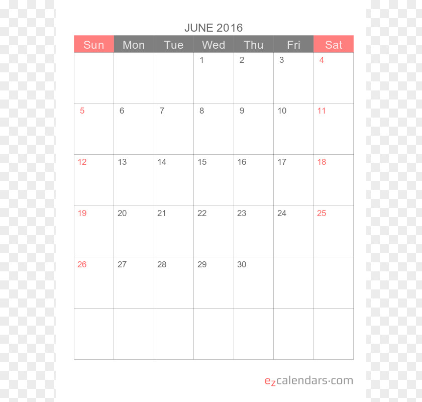 Simple Calendar Rectangle PNG