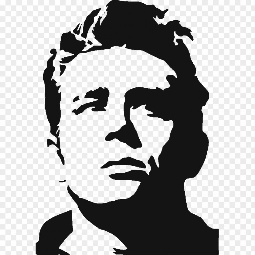 Color Drawing James Dean Wall Decal Art Painting Canvas PNG